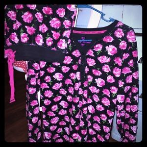 Betsey Johnson pajamas . Worn and washed once
